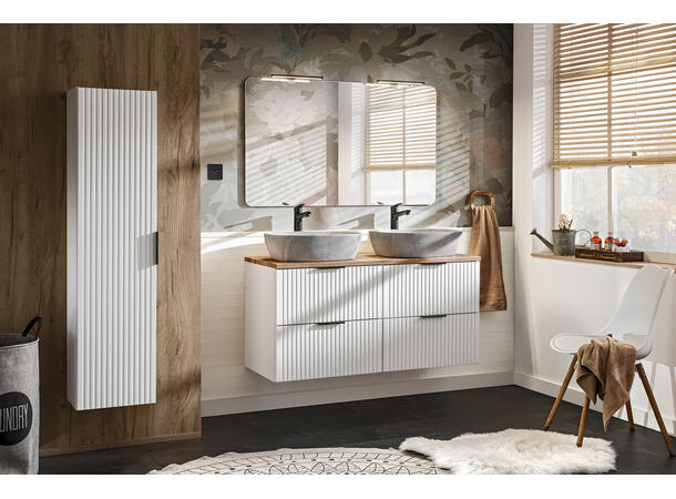 Møbelpakkel ADEL WHITE 120 120x46x57 - 4 Skuffer