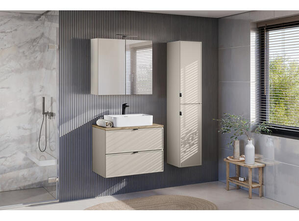 Servantskap BELLA CASHMERE  80 80x46x57 -  2 Skuffer