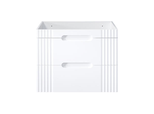 Servantskap FIJI WHITE 80 cm 80x46x62 -  2 Skuffer