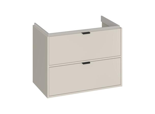 Servantskap FRI FORM LIVA Kasjmir 80 cm 80x45x60 -  2 Skuffer