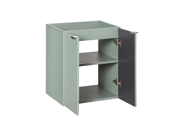 Servantskap LINE REED GREEN  60 cm 60x39x57 m/2 dør