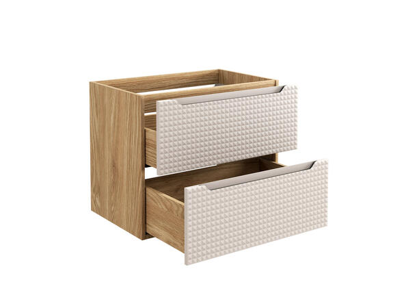 Servantskap LUXOR BEIGE  70 cm 70x46x57 -  2 Skuffer