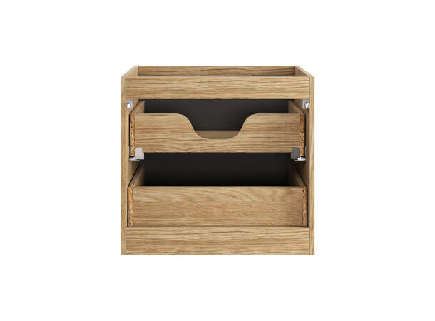 Servantskap LUXOR BLACK  60 cm 60x46x57 -  2 Skuffer