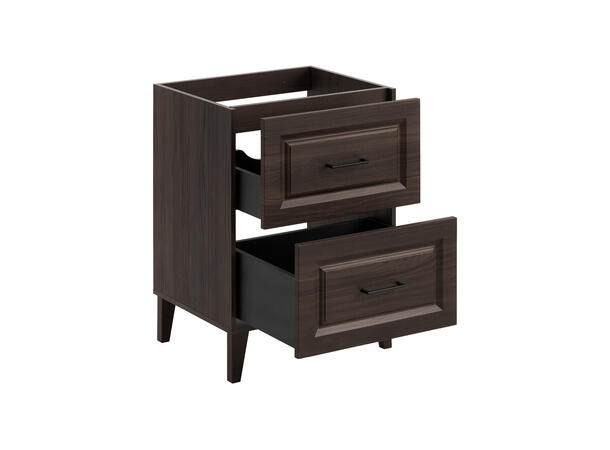 Servantskap Mørkdal -  60 cm 60x46x82 - 2 Skuffer Ristretto Eik