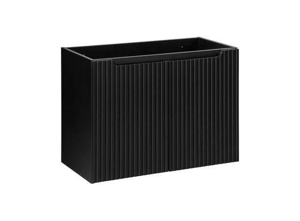 Servantskap NOVA BLACK  80 cm 80x39x57 m/2 dør