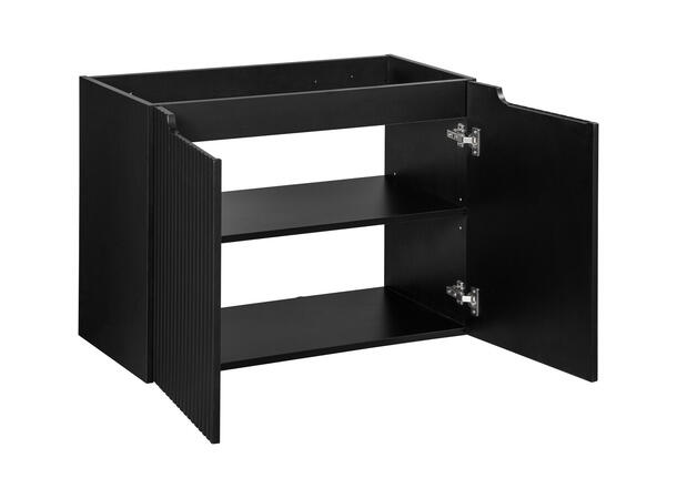 Servantskap NOVA BLACK  80 cm 80x39x57 m/2 dør