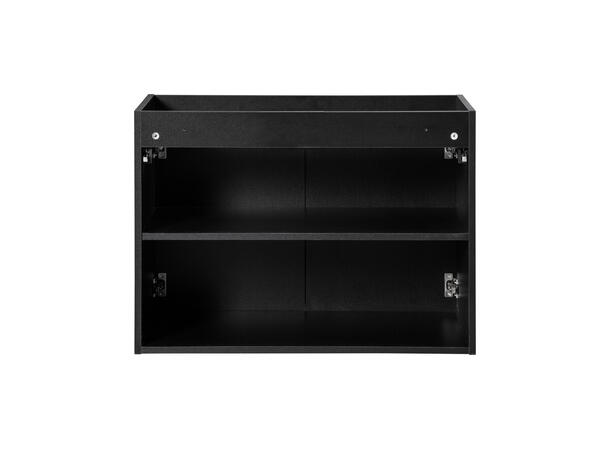 Servantskap NOVA BLACK  80 cm 80x39x57 m/2 dør