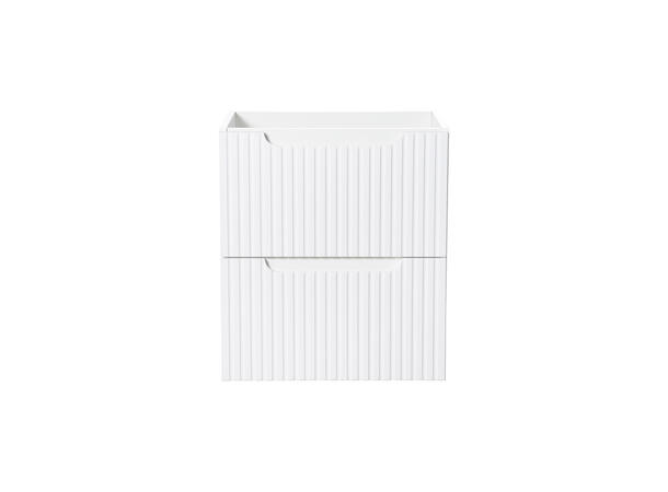 Servantskap NOVA WHITE 50 cm 50x39x57 - 2 Skuffer