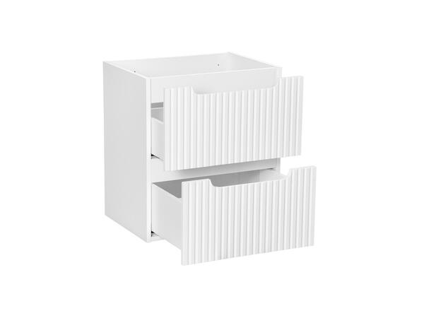 Servantskap NOVA WHITE 50 cm 50x39x57 - 2 Skuffer