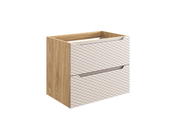 Servantskap OCEAN  BEIGE  70 cm 70x46x57 - 2 Skuffer