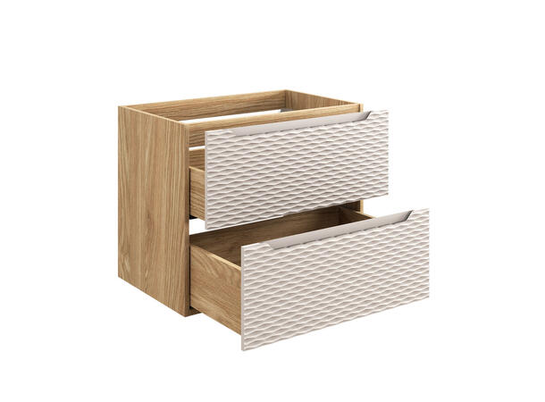 Servantskap OCEAN  BEIGE  70 cm 70x46x57 - 2 Skuffer