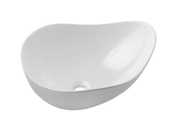 Toppmontert Servant CLOUD FREE WHITE 51x18x39  cm - Hvit