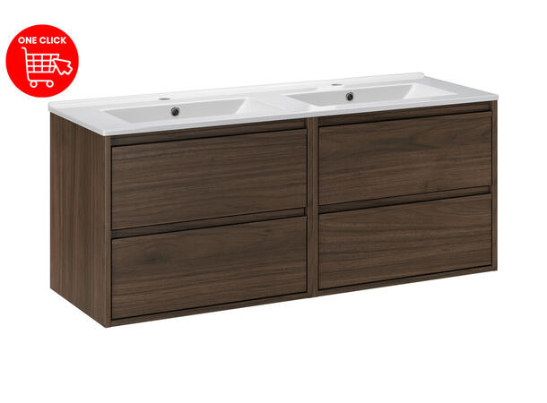 Underskap m/ servant VIOLA  VILLA 120 cm 120x46x50 - 4 Skuffer