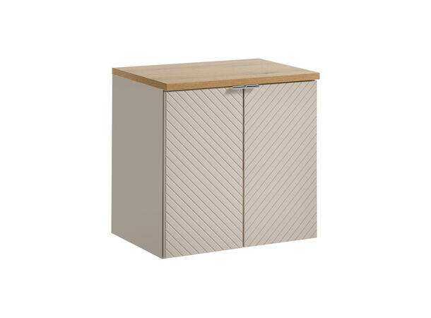 Underskap m/benkeplate VIVA CASHMERE 60x39x57- m/2 dør