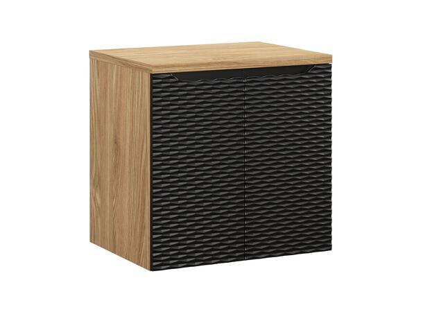 Underskap m/benkeplate  OCEAN BLACK 60 60x46x57 - m/2 dør