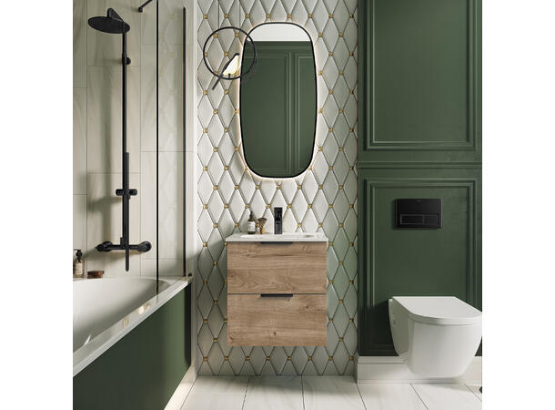 Underskap m/servant  50 cm 51x36x55 - Eik