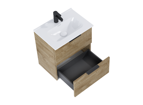 Underskap m/servant  50 cm 51x36x55 - Eik