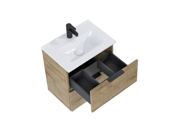 Underskap m/servant  50 cm 51x36x55 - Eik