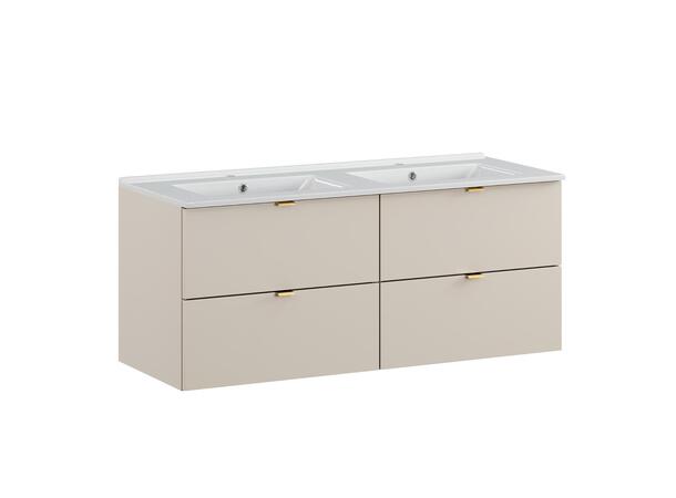 Underskap med servant DALIA CASHMERE 120 120x46x50 - 4 Skuffer