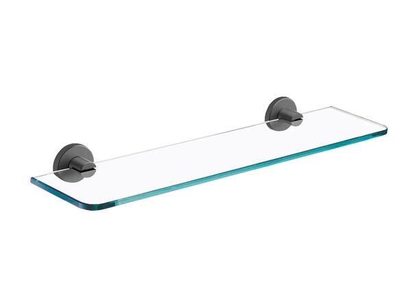 Glasshylle SMILE 500  mm – Gun Metal