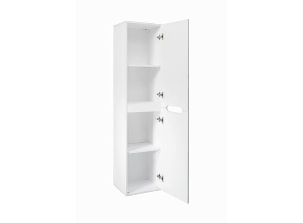 Høyskap  FIJI WHITE H = 166 cm  m/2 dør