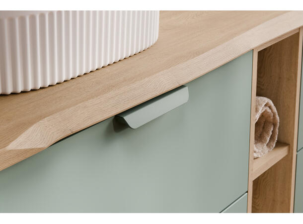 Møbelpakke CREMONA 100 100x46x50  - Eik/Grønn matt