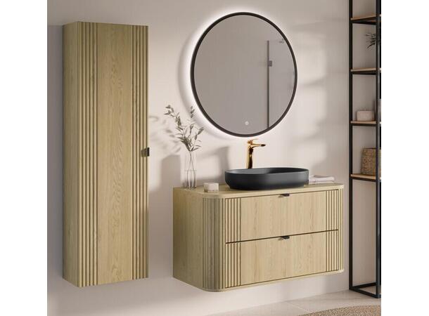 Møbelpakke OVALIA CREMONA 100x46x52 - Alt i én pakke - Eik Cremona