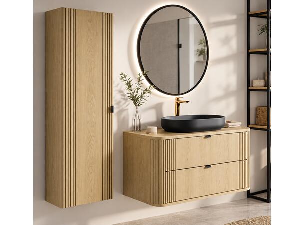 Møbelpakke OVALIA CREMONA 100x46x52 - Alt i én pakke - Eik Cremona