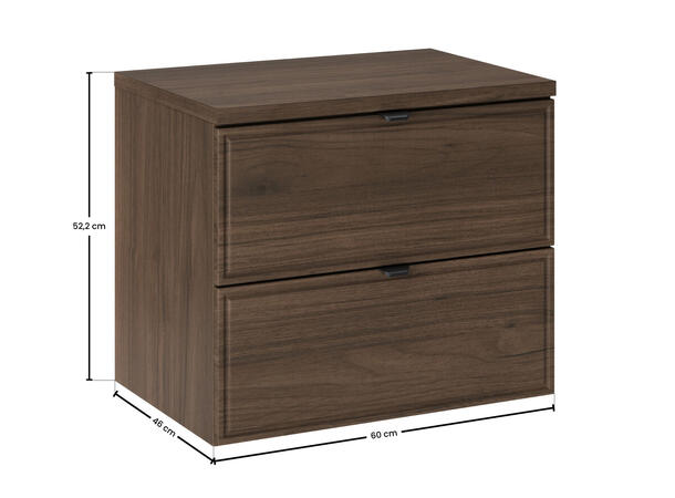 Møbelpakke TERRA VILLA 60 60x46x45 -  2  Skuffer- Valnøtt