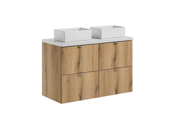 Møbelpakke  NOVA OAK 100 100x39x57 - 4 Skuffer