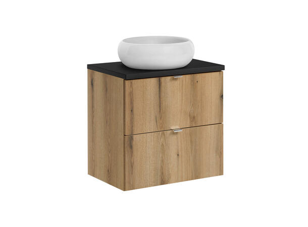 Møbelpakke  NOVA OAK 60 cm 60x39x57- 2 Skuffer