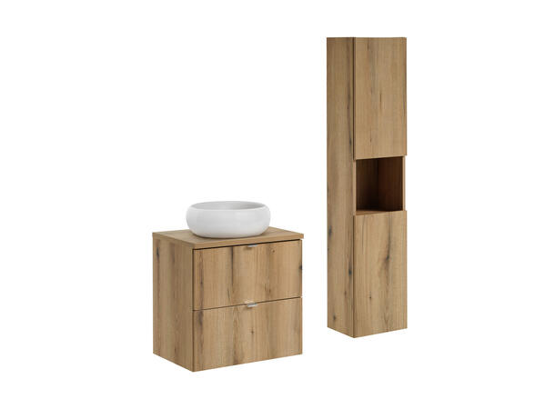 Møbelpakke  NOVA OAK 60 cm 60x39x57 m/2 dør
