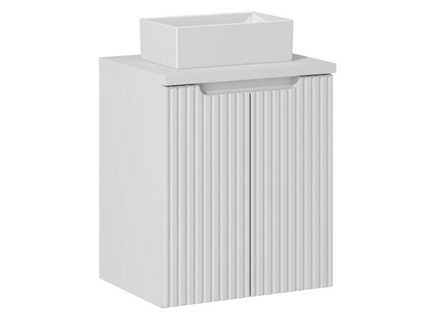 Møbelpakke  NOVA WHITE 50 cm 50x39x57- m/2 dør