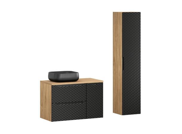 Møbelpakke  OCEAN BLACK  90 90x46x57 -2 Skuffer/1 dør