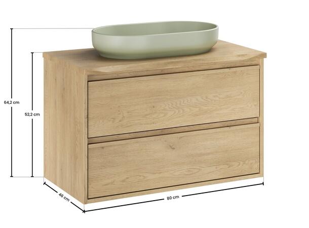 Møbelpakke  VIola CREMONA  80 80x46x45 -  2  Skuffer