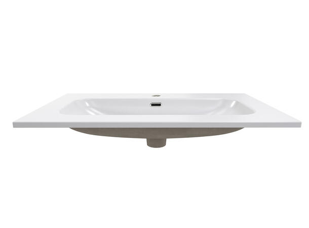 Møbelservant FLY WHITE GLOSS 80 DP 81x15x46cm - Hvit