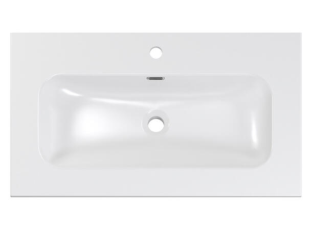 Møbelservant FLY WHITE GLOSS 80 DP 81x15x46cm - Hvit