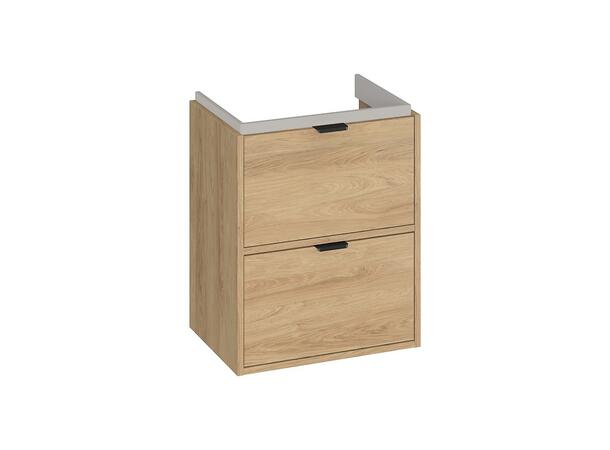 Servantskap FRI FORM LIVA Eik 50 cm 50x37x60 -  Slim