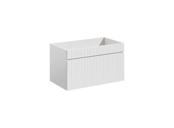 Servantskap ICONIC WHITE  80 cm 80x46x45- 1 Skuff