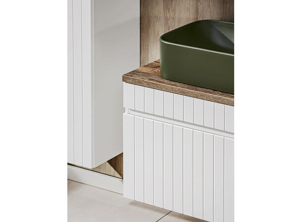 Servantskap ICONIC WHITE  80 cm 80x46x45- 1 Skuff