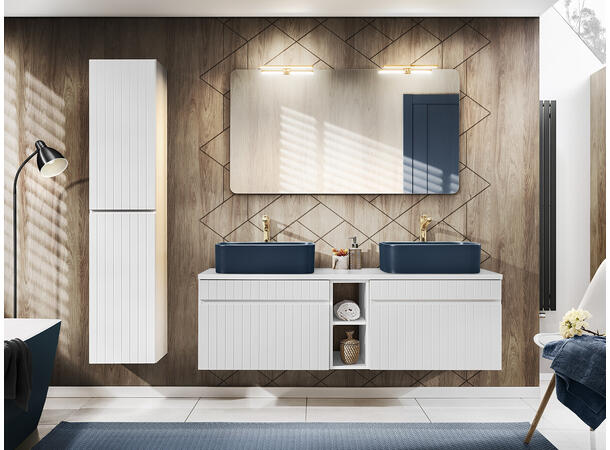 Servantskap ICONIC WHITE  80 cm 80x46x45- 1 Skuff