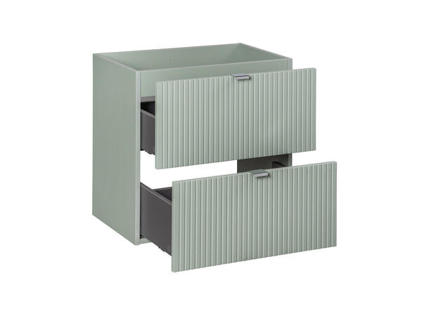 Servantskap LINE REED GREEN  60 cm 60x39x57 - 2 Skuffer