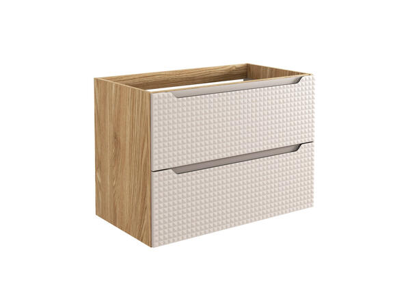 Servantskap LUXOR BEIGE 80 cm 80x46x57 -  2 Skuffer