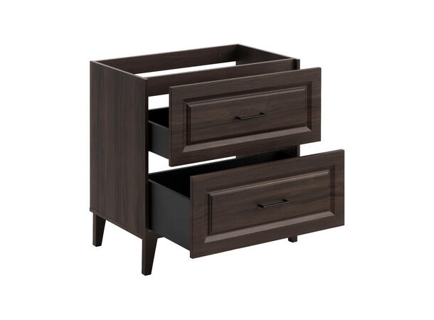 Servantskap Mørkdal -  80 cm 80x46x82 - 2 Skuffer Ristretto Eik
