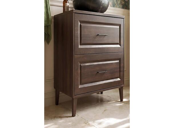 Servantskap Mørkdal -  80 cm 80x46x82 - 2 Skuffer Ristretto Eik