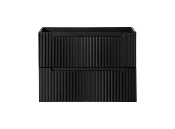 Servantskap NOVA BLACK  80 cm 80x39x57 - 2 Skuffer