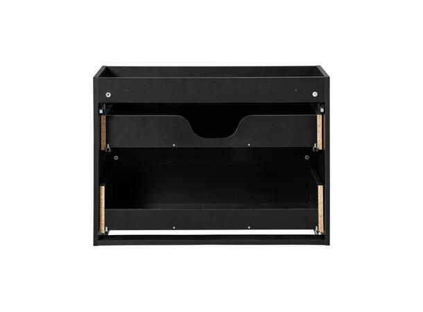 Servantskap NOVA BLACK  80 cm 80x39x57 - 2 Skuffer