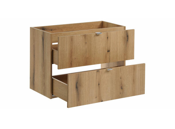 Servantskap NOVA OAK  80 cm 80x39x57 - 2 Skuffer