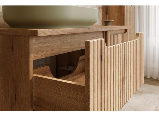 Servantskap Nova Eik Coast Evoke 80 cm 80x39x57 - 2 Skuffer