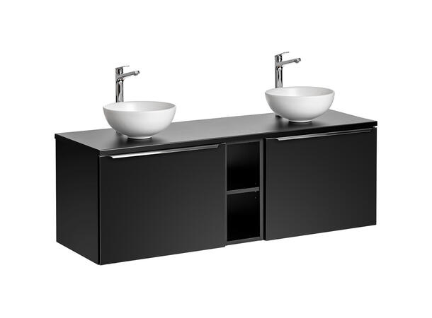 Toppmontert Servant DOMI WHITE 32x14x32 cm - Hvit matt